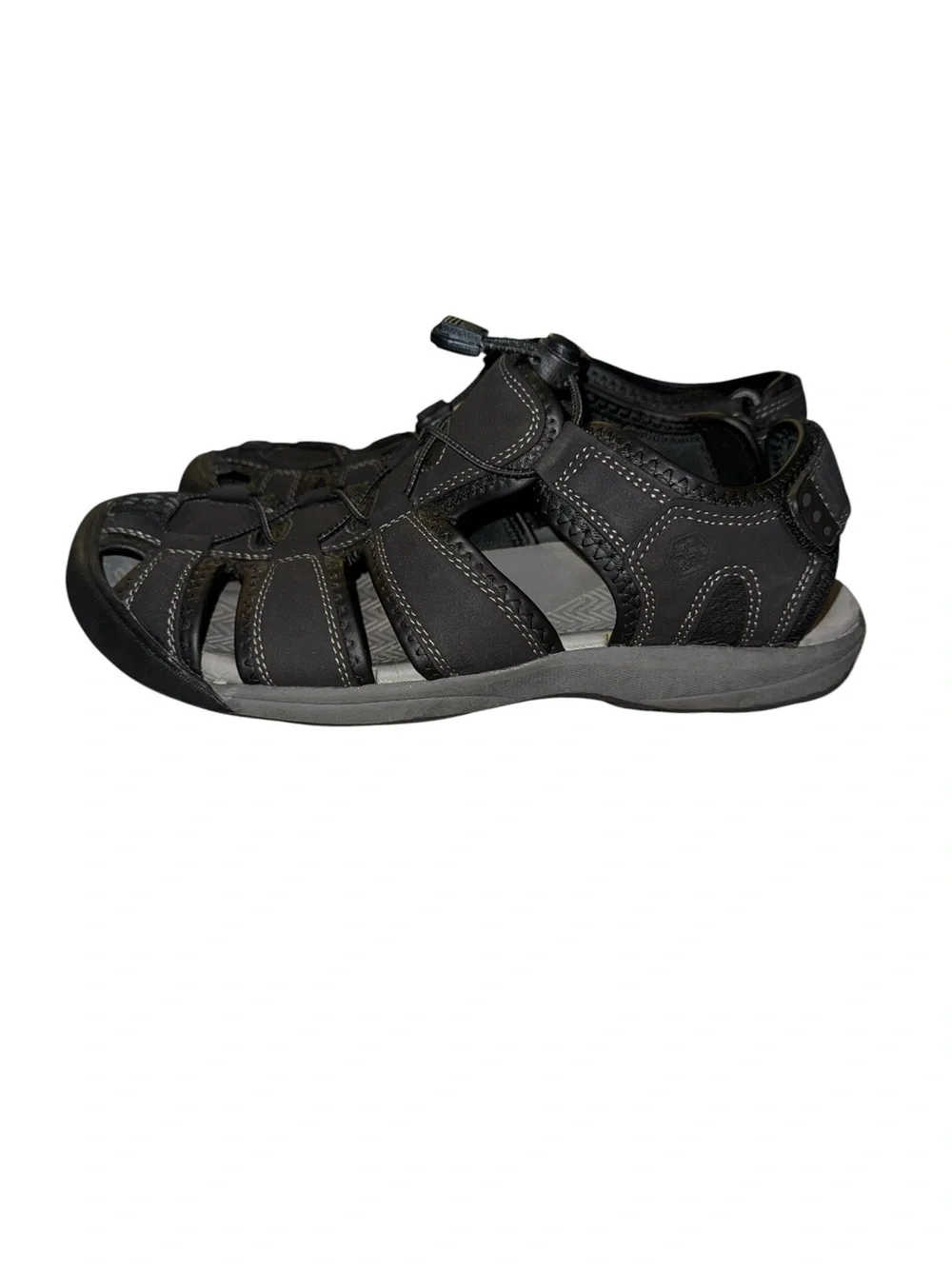 Khombu Travis Men's active Black Outdoor Sandals size 10